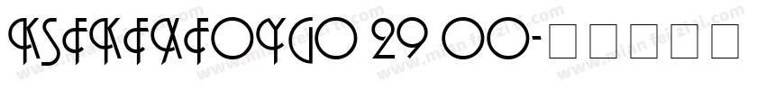 KSFKFXFOYG0 29 00字体转换